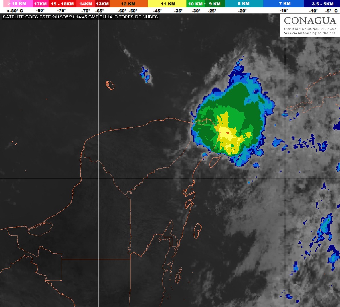 Una Vaguada Provoca Intensa Lluvia En Canc N Canc N M O