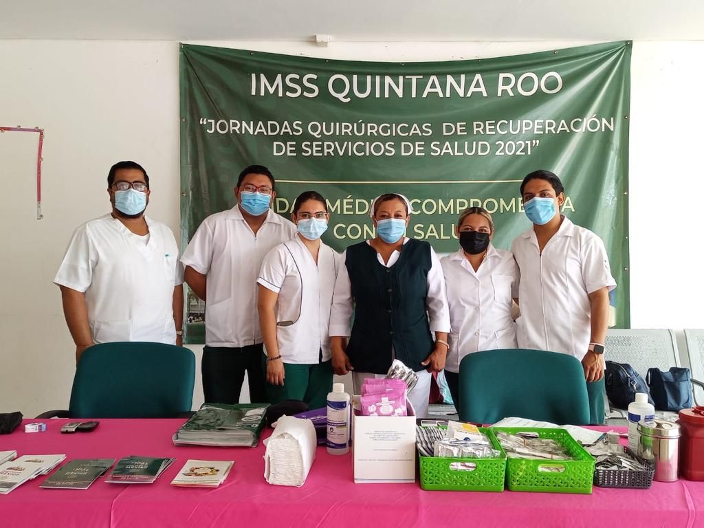 IMSS realizó más de 12 mil acciones de salud en Q Roo durante el fin de