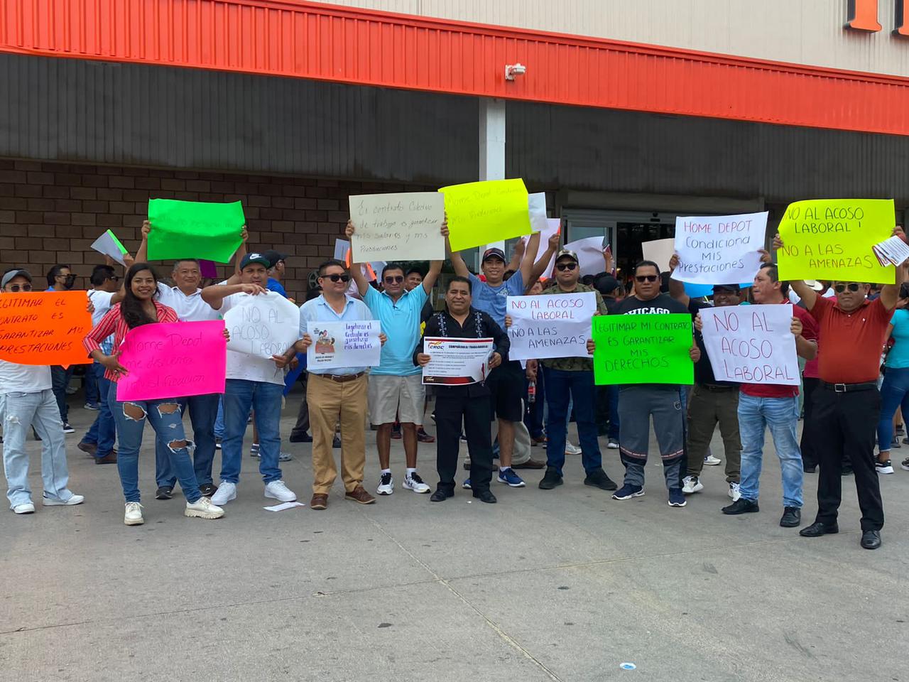 Trabajadores De Home Depot Exigen Respeto A Sus Derechos Laborales