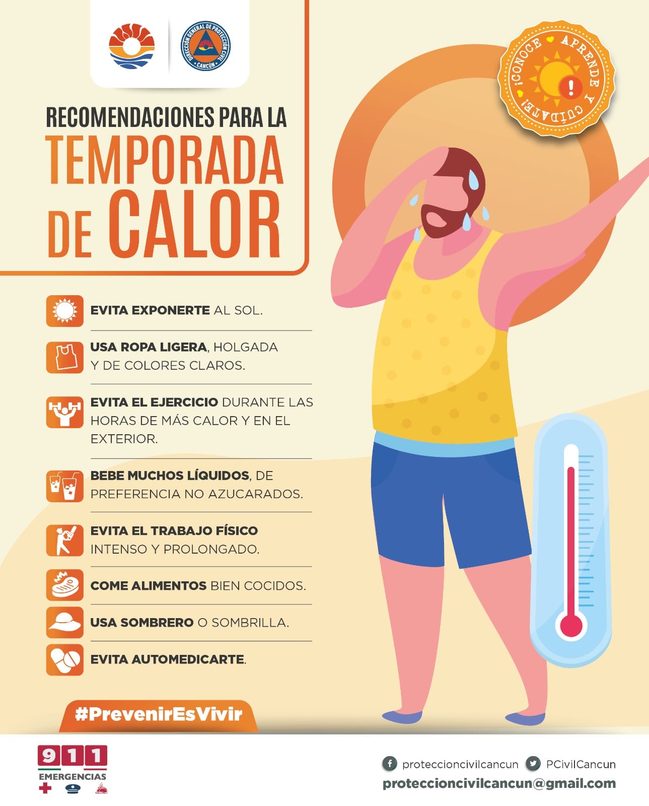 Evita Golpes De Calor Durante La Tercera Ola De Calor Con Estas